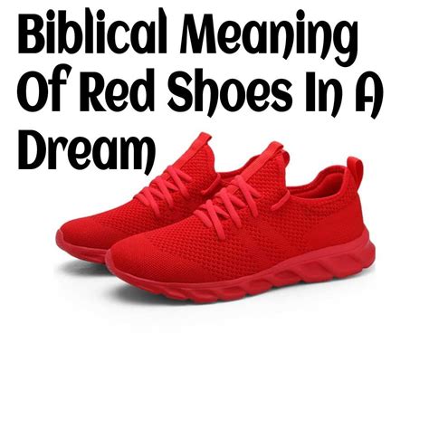 significance of red shoes.